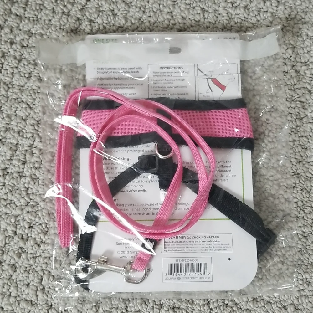 Cat body harness